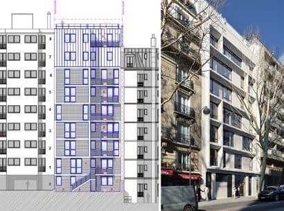 Construction neuve d'un bâtiment de logement