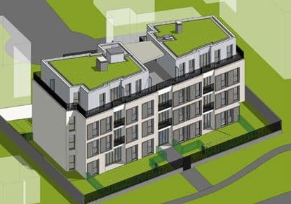 22 logements collectifs locatifs avec parking en sous-sol et VRD